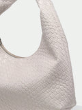  | SHEIN 1pc Vintage Minimalist Faux Leather Woven Hobo Shoulder/Underarm Bag, Suitable For Casual Outings, Dates And Commuting | Bags | Shein | OneHub