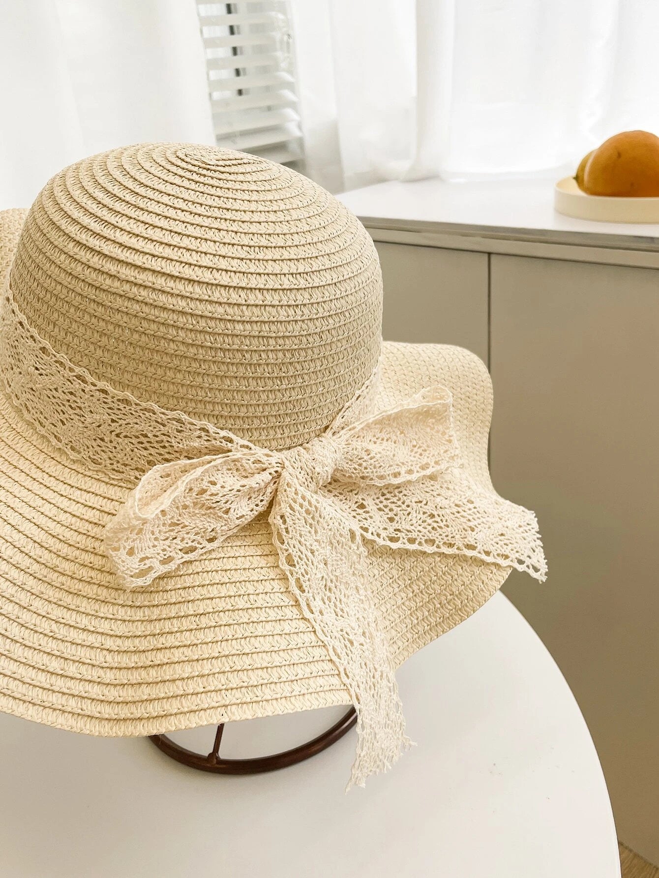  | SHEIN 1pc Women Bow Decor Boho Straw Hat, For Travel | Cap | Shein | OneHub