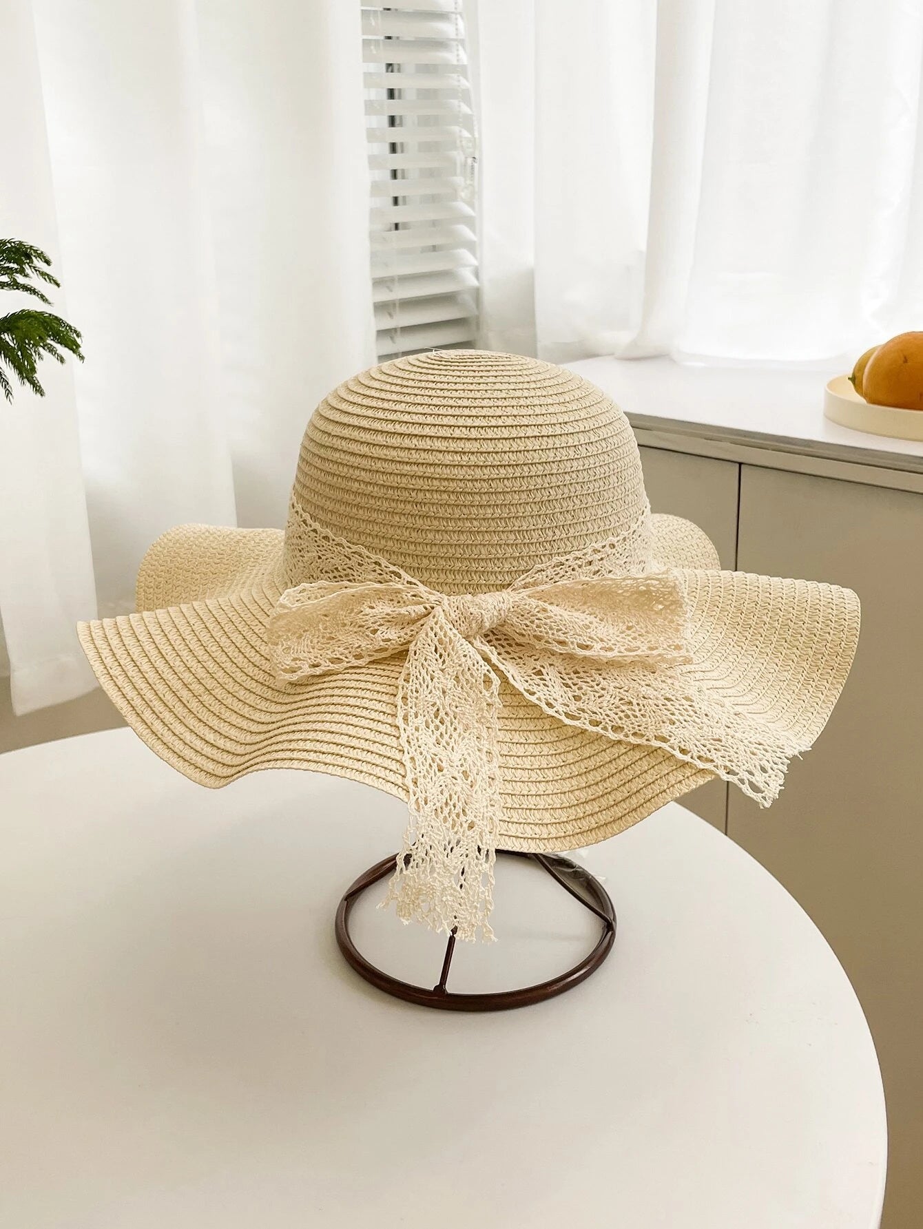  | SHEIN 1pc Women Bow Decor Boho Straw Hat, For Travel | Cap | Shein | OneHub