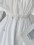  | SHEIN 1pc Women Faux Pearl Beaded Elegant Belt For Dress Decoration | Belt | Shein | OneHub