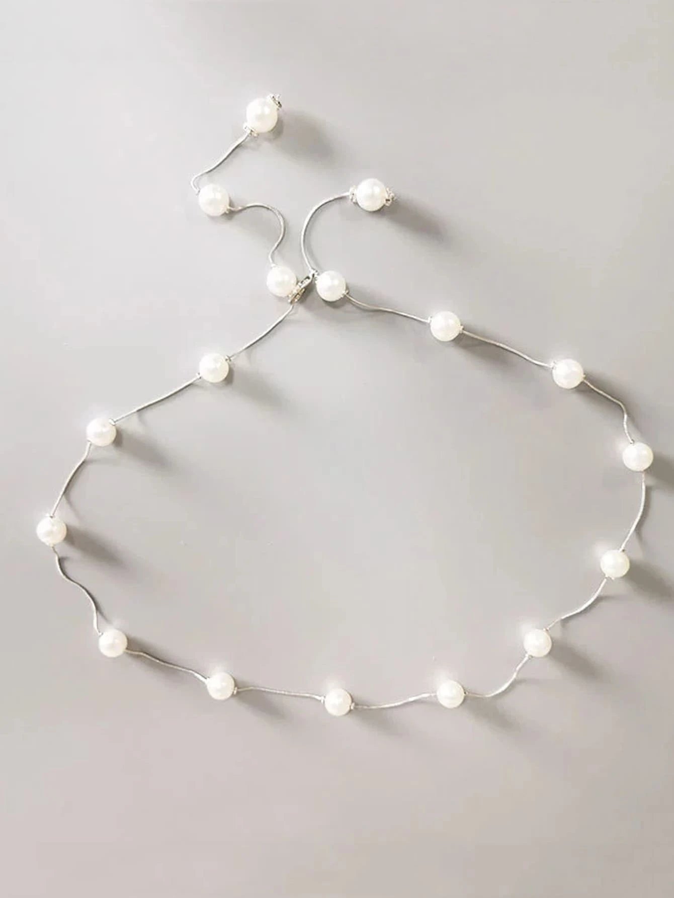  | SHEIN 1pc Women Faux Pearl Decor Elegant Chain Belt For Dress Decoration | Belt | Shein | OneHub