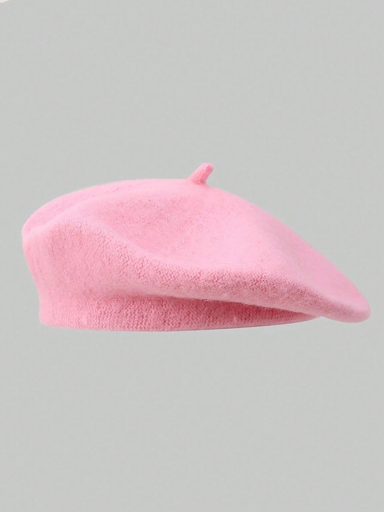 SHEIN 1pc Women's Beret Hat, Autumn/Winter, Retro Pumpkin Style, Korean Lady Fashion, Japanese Casual Wool Warm Cap