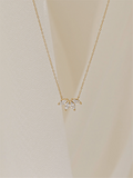  | SHEIN 1pc Women's Copper Zirconia Circle Link & Bow Pendant Necklace, Everyday & Gift | Necklace | Shein | OneHub