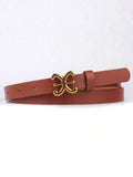  | SHEIN 1pc Women's Fashionable Pu Leather Belt With Metal Buckle; Retro Decorative Waistband For Sweaters, Coats, Dresses | Belt | Shein | OneHub