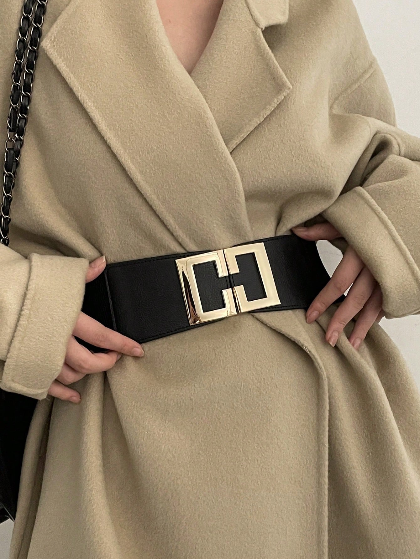  | SHEIN 1pc Women's Fashionable Slimming Pu Belt In Black Halloween Summer | Belt | Shein | OneHub