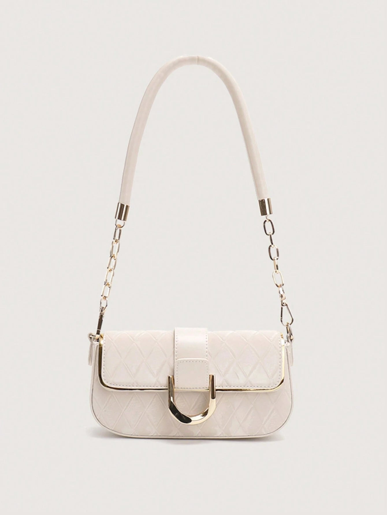  | SHEIN 2025 New Fashion Armpit Bag, High-End Texture, Simple And Elegant, Versatile Casual Rhombic Chain Small Shoulder Bag, Cross-Body Bag (Copy) | Bags | Shein | OneHub