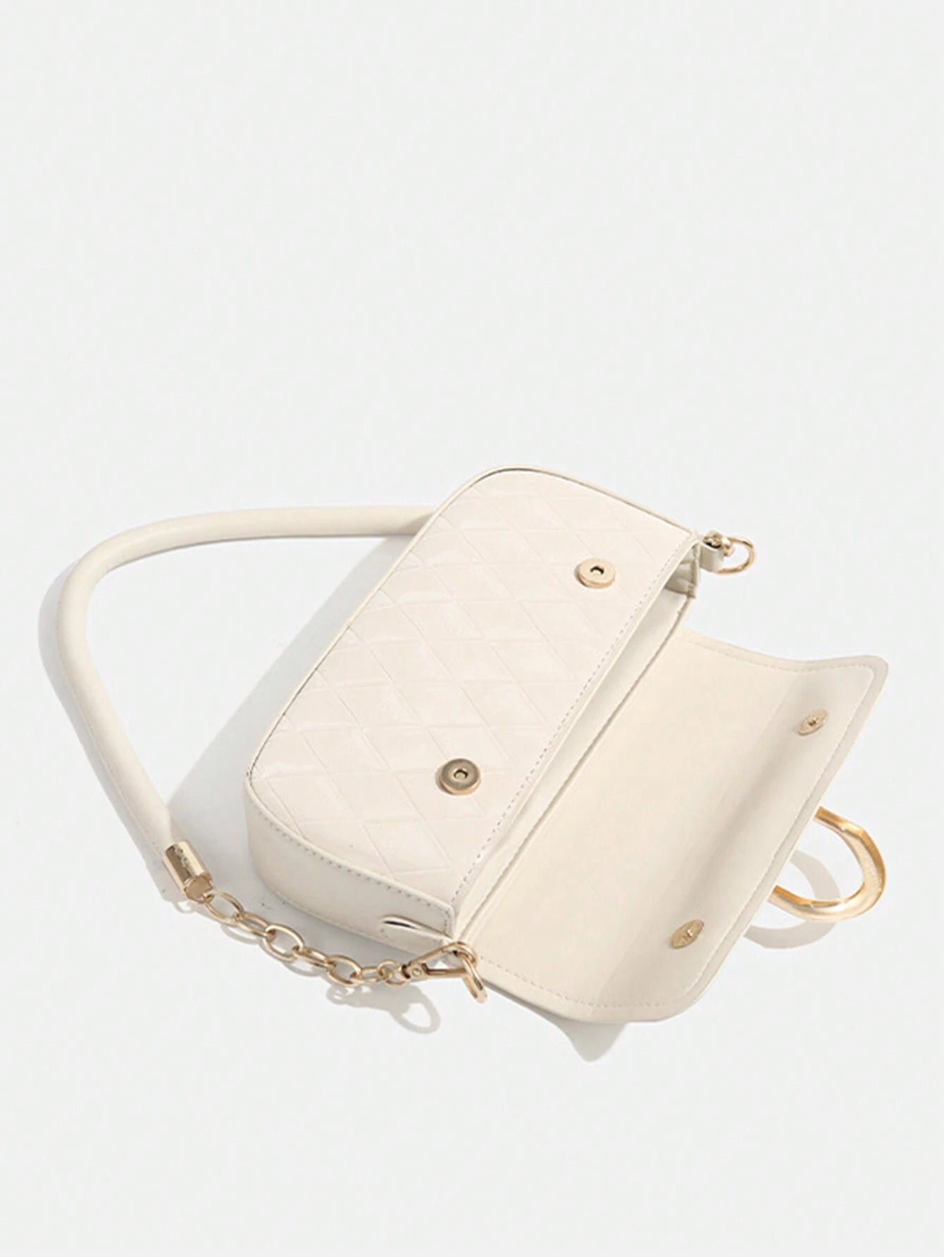  | SHEIN 2025 New Fashion Armpit Bag, High-End Texture, Simple And Elegant, Versatile Casual Rhombic Chain Small Shoulder Bag, Cross-Body Bag (Copy) | Bags | Shein | OneHub