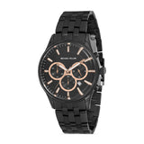  | Michael Fellini Black Stainless Steel Black Dial Quartz Watch for Men - MF2247-6 | Watches | Michael Fellini | OneHub
