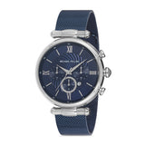Michael Fellini Navy blue Mesh Bracelet Navy Blue Dial Quartz Watch for Men - MF2256-2