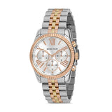 Michael Fellini Two-tone Stainless Steel Silver Dial Quartz Watch for Women - MF2258-6