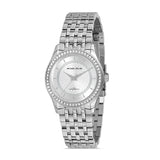Michael Fellini Silver Stainless Steel Silver Dial Quartz Watch for Women - MF2276-1