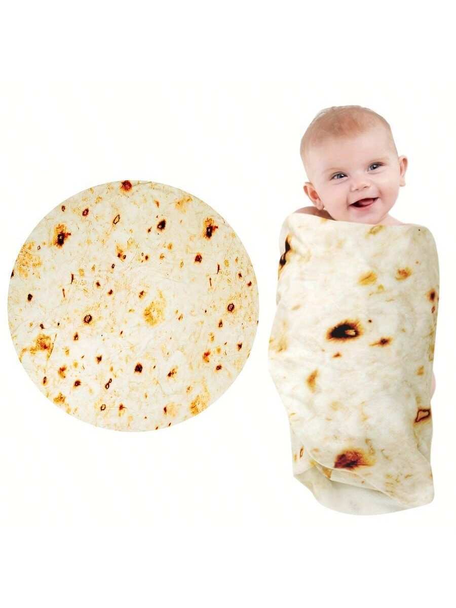  | SHEIN 285 GSM Soft Flannel Tortilla Baby Blanket - The Perfect Funny Gift For Baby Showers! Love Valentine | Bags | Shein | OneHub