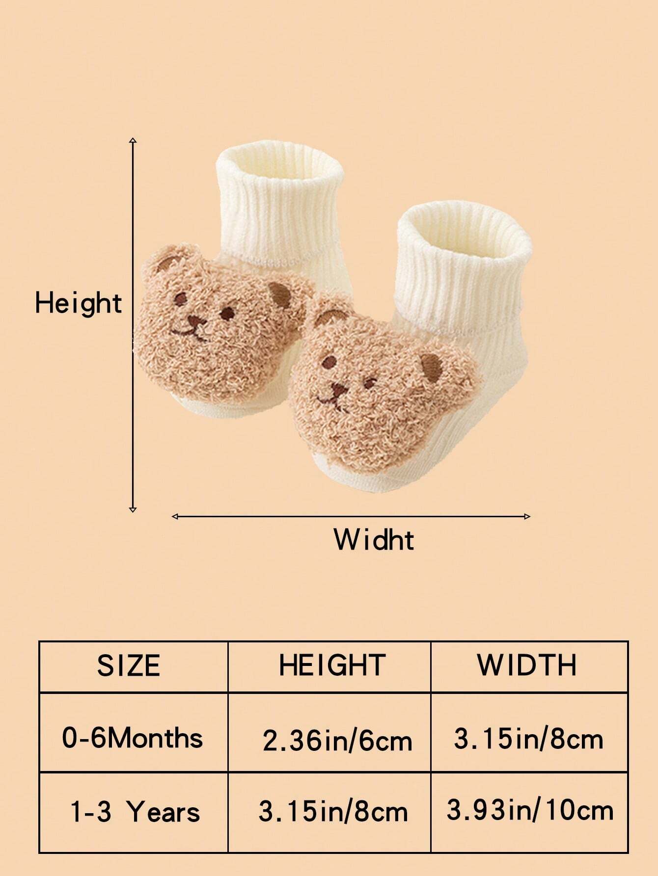  | SHEIN 2pcs Baby Bear Knit Hats And Socks, Soft And Warm For Boys And Girls Daily Use. | Cap | Shein | OneHub