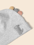  | SHEIN 2pcs Baby Cartoon Dinosaur Patched Beanie | Cap | Shein | OneHub