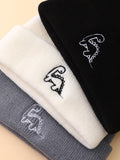  | SHEIN 3pcs Baby Dinosaur Embroidered Knit Beanie | Cap | Shein | OneHub