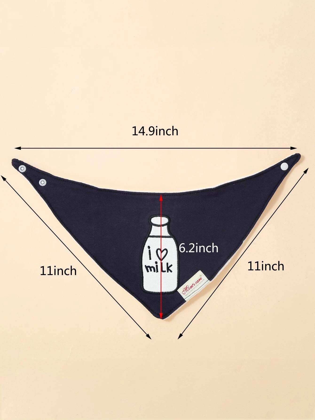  | SHEIN 3pcs Baby Milk Bottle Pattern Bandana Bib | Bags | Shein | OneHub