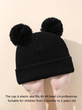  | SHEIN 3pcs Baby Plush Ball Decor Hat | Cap | Shein | OneHub