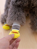  | SHEIN 4pcs/Pack Pet Anti-Slip Shoes Socks, Note: The Socks Size Is Slightly Smaller | Dress | Shein | OneHub