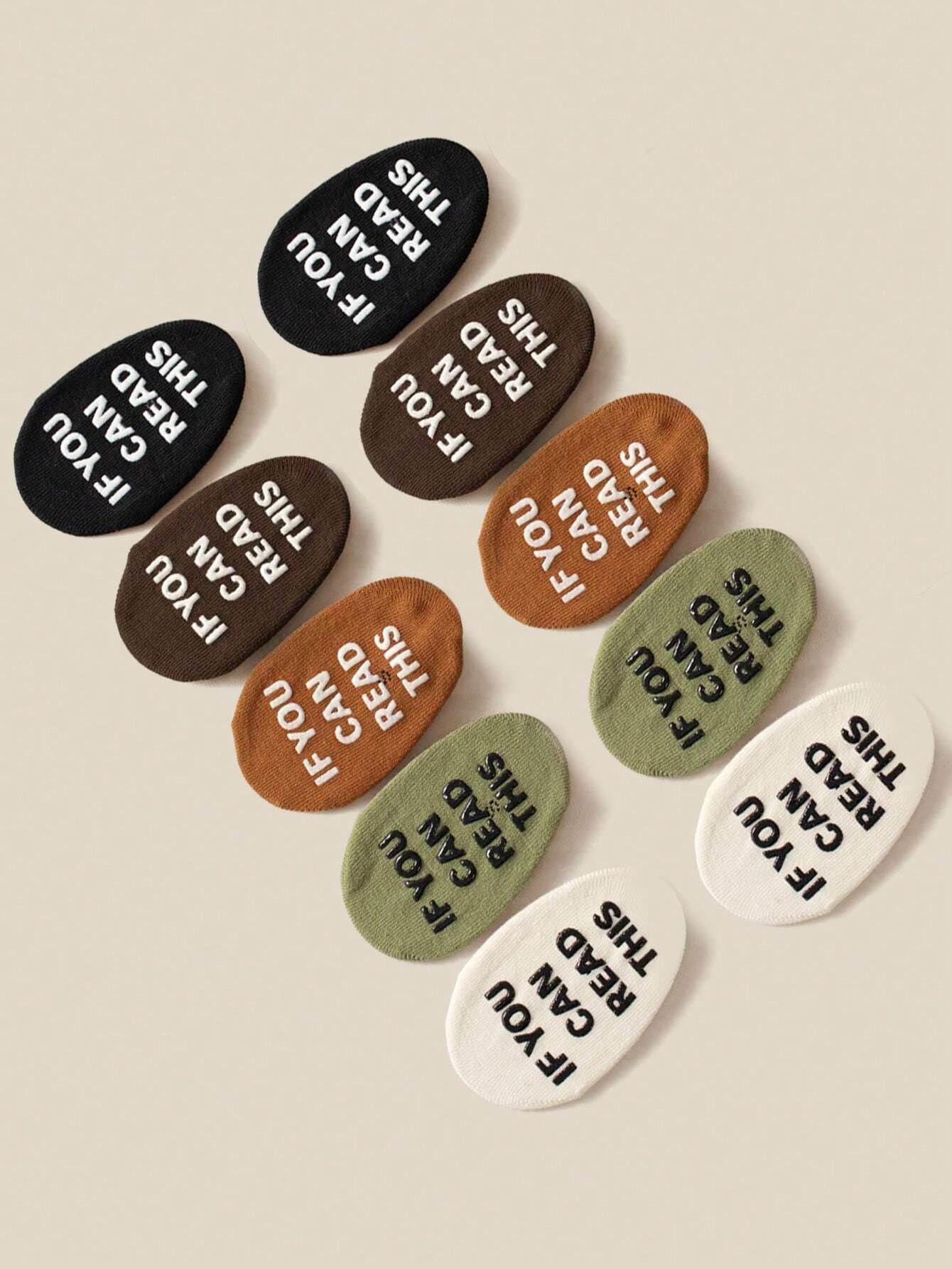  | SHEIN 5pairs Infant Socks Anti-Slip Silicone Grip Hidden Socks, Breathable Sports Ankle Socks For Daily Wear | Bags | Shein | OneHub