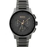 HUGO BOSS Peak Two-tone Stainless Steel Black Dial Chronograph Quartz Watch for Men - 1513814