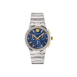 Buy Versace Grace Logo Silver Stainless Steel Blue Dial Chronograph Quartz Watch for Men - VEZ900221 Online In Pakistan  | Versace Grace Logo Silver Stainless Steel Blue Dial Chronograph Quartz Watch for Men - VEZ900221 | Watches | Versace | OneHub