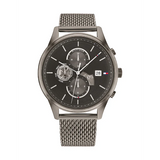  | Tommy Hilfiger Weston Grey Mesh Bracelet Grey Dial Chronograph Quartz Watch for Men - 1710506 | Watches | Tommy Hilfiger | OneHub