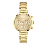HUGO BOSS Flawless Gold Mesh Bracelet Gold Dial Chronograph Quartz Watch for Women - 1502532