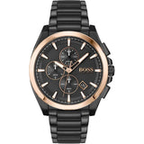 HUGO BOSS Grandmaster Black Stainless Steel Black Dial Chronograph Quartz Watch for Men - 1513885