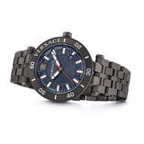  | Versace Greca Sport Black Stainless Steel Blue Dial Quartz Watch for Men - VEZ300621 | Watches | Versace | OneHub