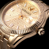  | Versace Greca Time Gold Stainless Steel Gold Dial Quartz Watch for Men - VE3K00522 | Watches | Versace | OneHub