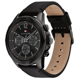  | Tommy Hilfiger Lars Black Leather Strap Black Dial Chronograph Quartz Watch for Men - 1792062 | Watches | Tommy Hilfiger | OneHub