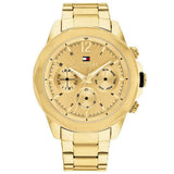 Tommy Hilfiger Lars Gold Stainless Steel Gold Dial Chronograph Quartz Watch for Men - 1792060