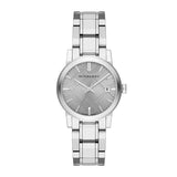 Burberry The City Grey Stainless Steel Grey Dial Quartz Watch for Women - BU9143