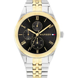 Tommy Hilfiger Monica Two-tone Stainless Steel Black Dial Quartz Watch for Women - 1782591