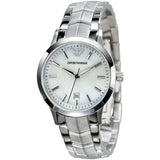 Emporio Armani Silver Stainless Steel Silver Dial Quartz Watch for Women - AR2416