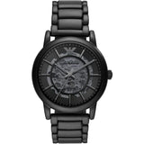 Emporio Armani Meccanico Black Stainless Steel Black Dial Automatic Watch for Men - AR60045