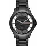 Armani Exchange Black Stainless Steel Black Dial Quartz Watch for Men - AX2189
