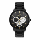 Armani Exchange Black Stainless Steel Black Dial Quartz Watch for Men - AX2748