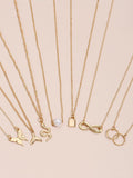  | SHEIN 7pcs Butterfly & Snake Charm Necklace, Stainless Steel Jewelry |  | Shein | OneHub