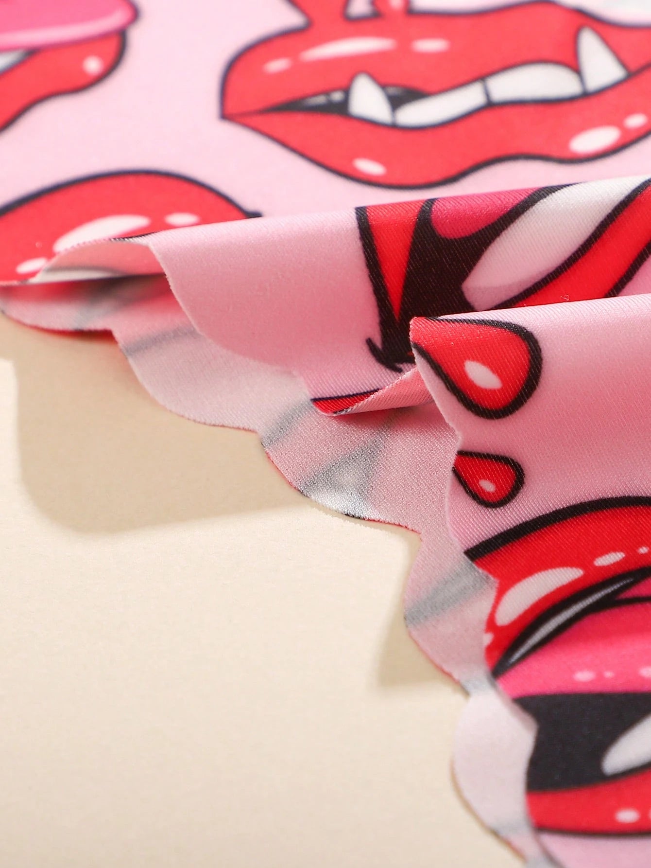  | SHEIN 7pcs/Pack Women's Sexy & Comfortable Floral Print Seamless Panty Sets With Wave Hem, Pink Tones | Lingerie | Shein | OneHub