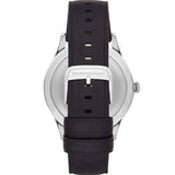  | EMPORIO ARMANI Black Dial Black Leather Strap Watch For Men - AR11020 | Watches | Emporio Armani | OneHub