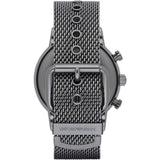  | EMPORIO ARMANI Blue Dial Black Mesh Bracelet Chronograph Watch For Men - AR1979 | Watches | Emporio Armani | OneHub