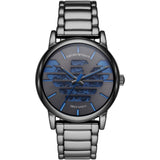 EMPORIO ARMANI Meccanico Silver Stainless Steel Two-Tone Dial Automatic Watch for Men - AR60029