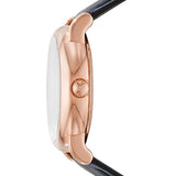  | EMPORIO ARMANI Meccanico Black Leather Strap White Dial Automatic Watch for Men - AR60031 | Watches | Emporio Armani | OneHub