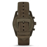  | EMPORIO ARMANI Sportivo Brown Leather Silver Dial Quartz Watch for Men- EMPORIO ARMANI AR 6076 | Watches | Emporio Armani | OneHub