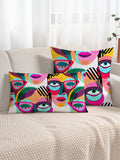  | SHEIN Abstract Figure Graphic Cushion Cover Without Filler, Modern Fabric Decorative Square Cushion Cover For Bed, Sofa | Pillow Cover | Shein | OneHub