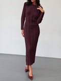  | SHEIN Aloruh New Arrival Round Neck Long Sweater Dress | Dress | Shein | OneHub