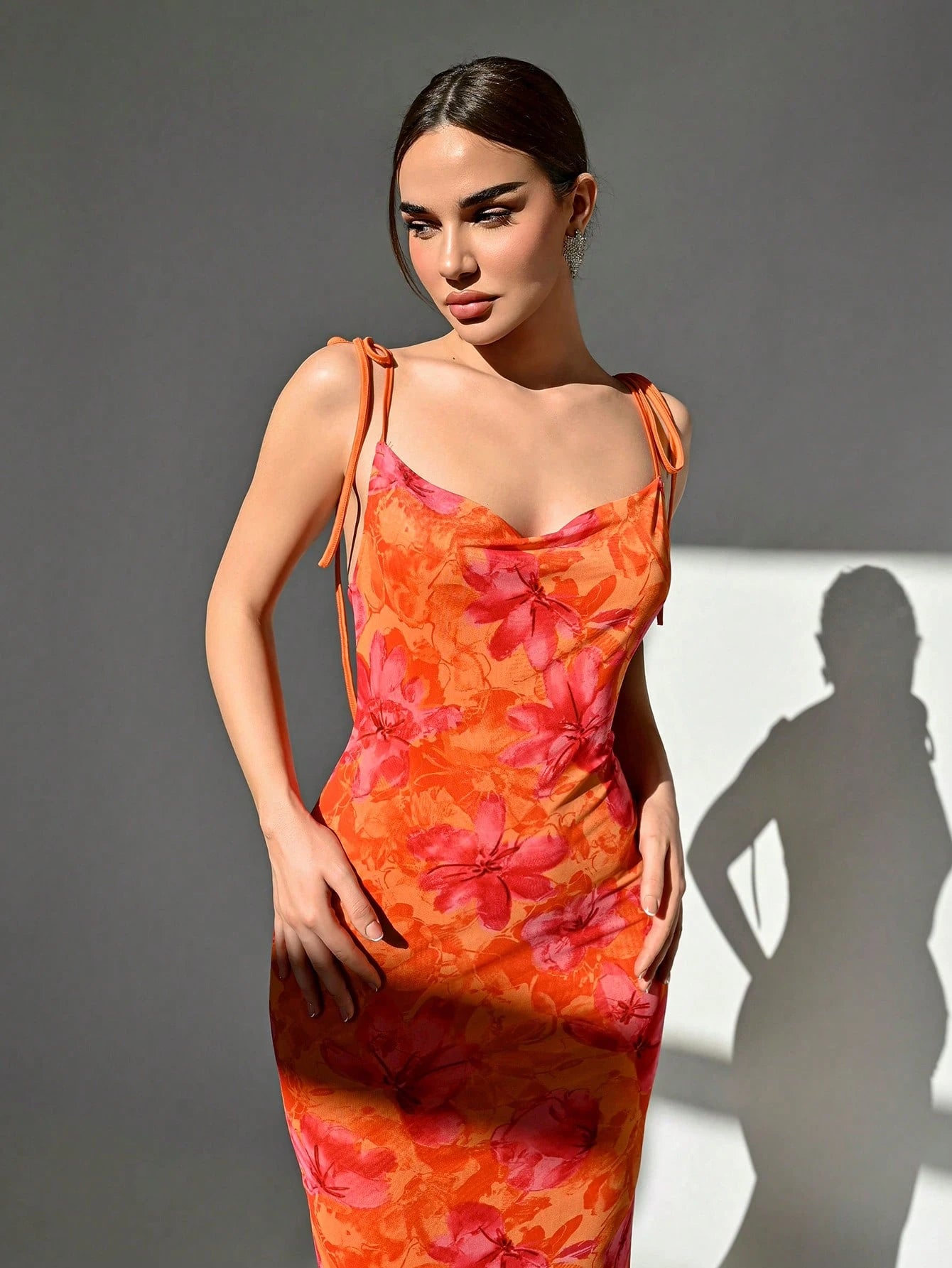  | SHEIN Aloruh Women's Long Backless Spaghetti Strap Dress, Minimalist Fashion Suitable For Summer | Dress | Shein | OneHub