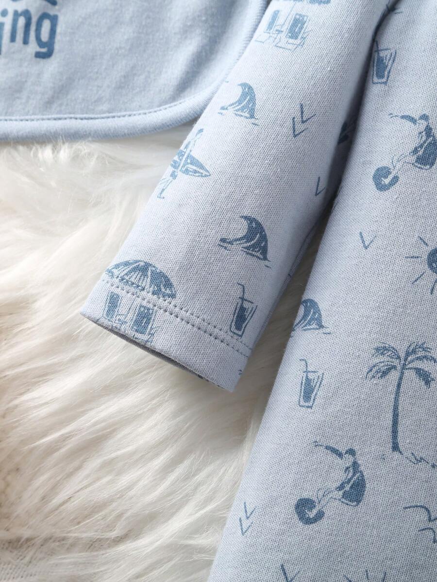  | SHEIN Baby Footie Pants, Sports And Beach Style Hat & Bib Set | dress | Shein | OneHub