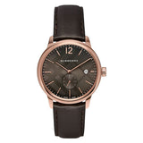 Burberry Brown Leather Strap Brown Dial Quartz Watch for Men - BU10012